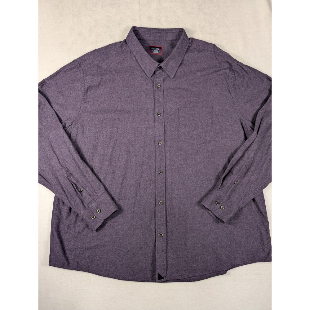 Lot of 3 UNTUCKit Sherwood Cotton Flannel Long Sleeve Mens Shirts Size XXXLC - Picture 6 of 9